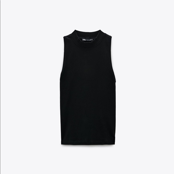 Zara Tops - Zara Mock T-Shirt Tank